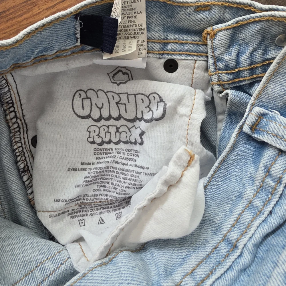 Empyre Light Blue Straight Leg Jeans - Picture 8 of 11